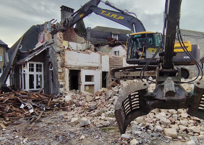 Démolition de bâtiment